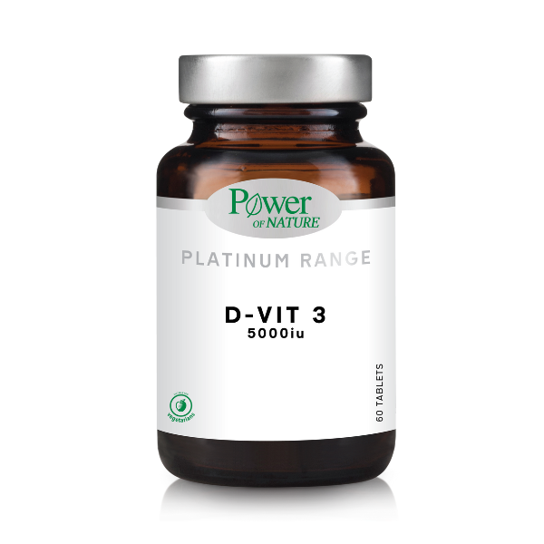 Power of Nature Platinum Range D-Vit3 5000iu, 60tabs Power of Nature Platinum Range D-Vit3 5000iu, 60tabs